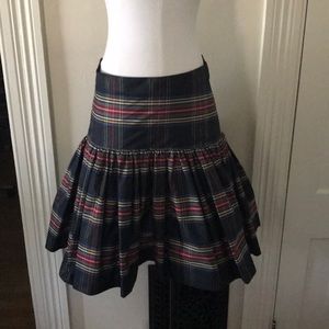 JCrew tartan skirt